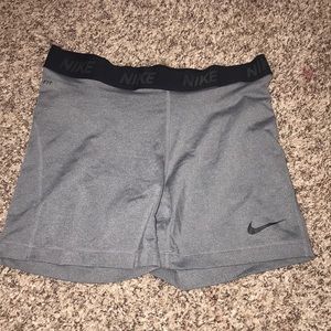 grey nike pros